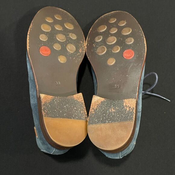 ~~CAMPER Mens US 6.5 EU 39 Suede Chukka Ankle Boot Woody Lace Up Navy Blue Wm8.5 - Picture 9 of 15